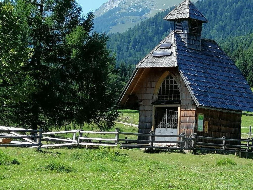 Wunderschone Ferienwohnung Mit Blick Auf Die Karawanken Zgornje Gorje Екстериор снимка