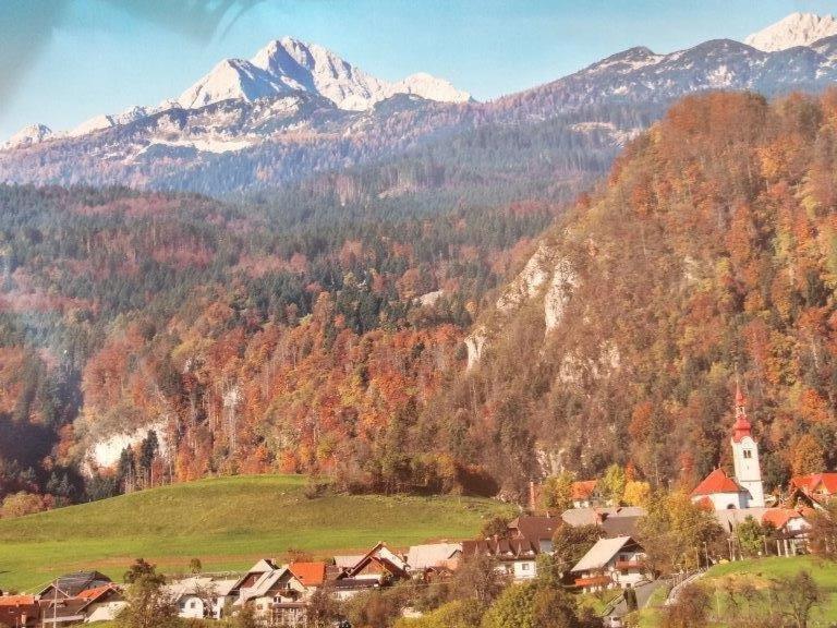 Wunderschone Ferienwohnung Mit Blick Auf Die Karawanken Zgornje Gorje Екстериор снимка